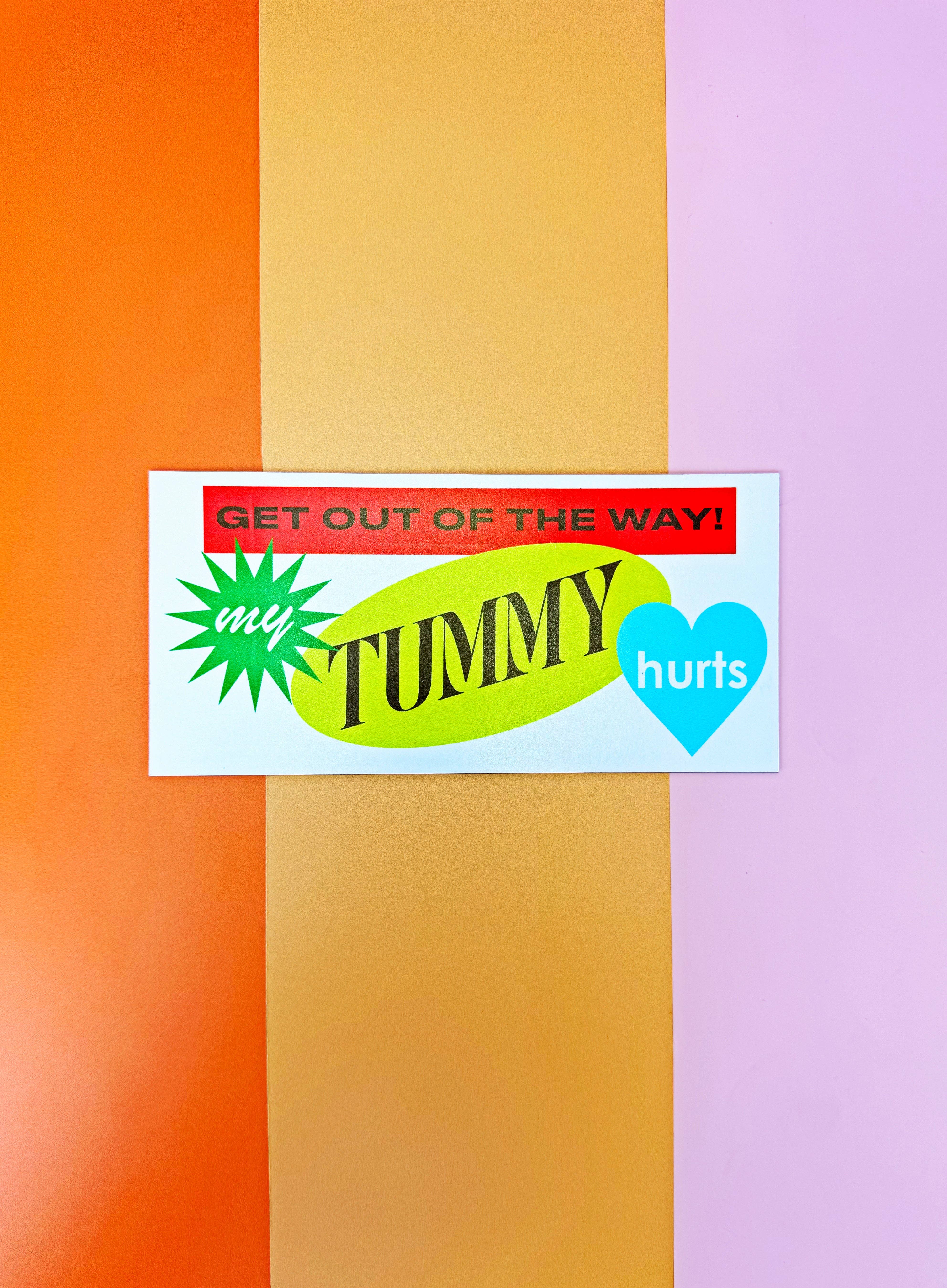 A Shop of Things - Wholesale Magnet - Tummy Hurts Car Magnet2