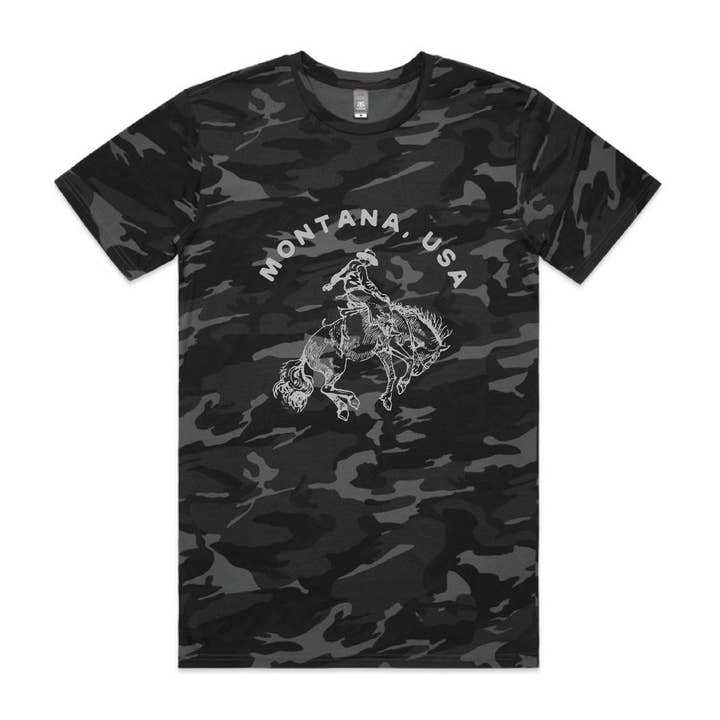 MT Bronc per la vendita all'ingrosso da parte di Montana Shirt Co.