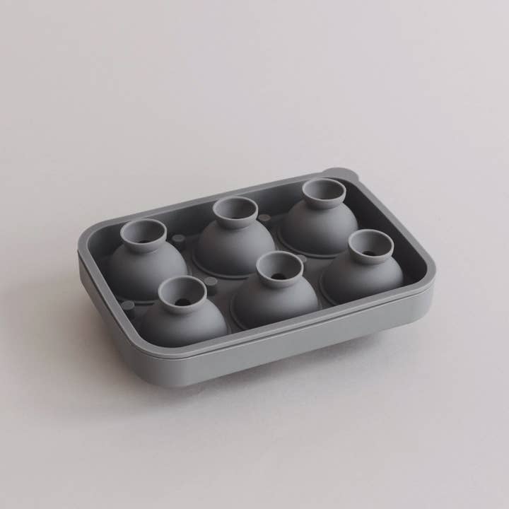 Eulenschnitt - Wholesale Ice tray/mould - Ice cube mold spheres gray (pack of 6 pieces)5