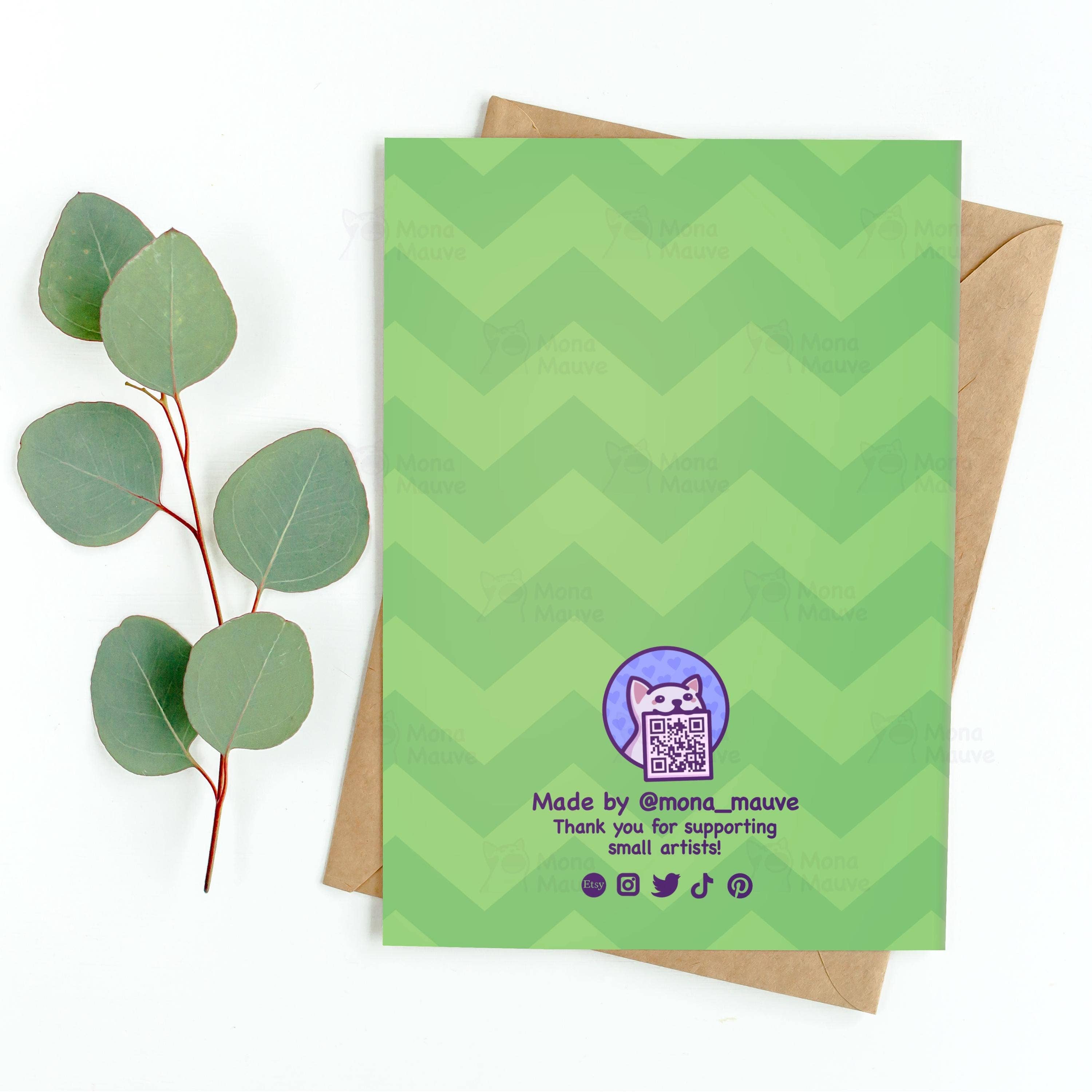 Mona Mauve • Silly Art! - Vendita all'ingrosso Biglietti di auguri di Natale - Biglietto natalizio con simpatico gatto | Best Part About Christmas2