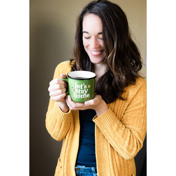Pearhead - Wholesale Coffee Mug - Let's Stay Home Festive Fall Camper Mug5