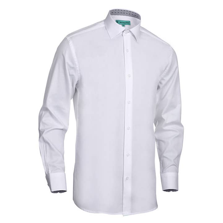 Mio Marino - Wholesale Button Down Shirt - Men's - Oxford Slim Fit Shirt4