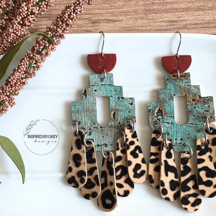 Gabby - Rustic Turquoise for wholesale by Inspired by Grey Designs