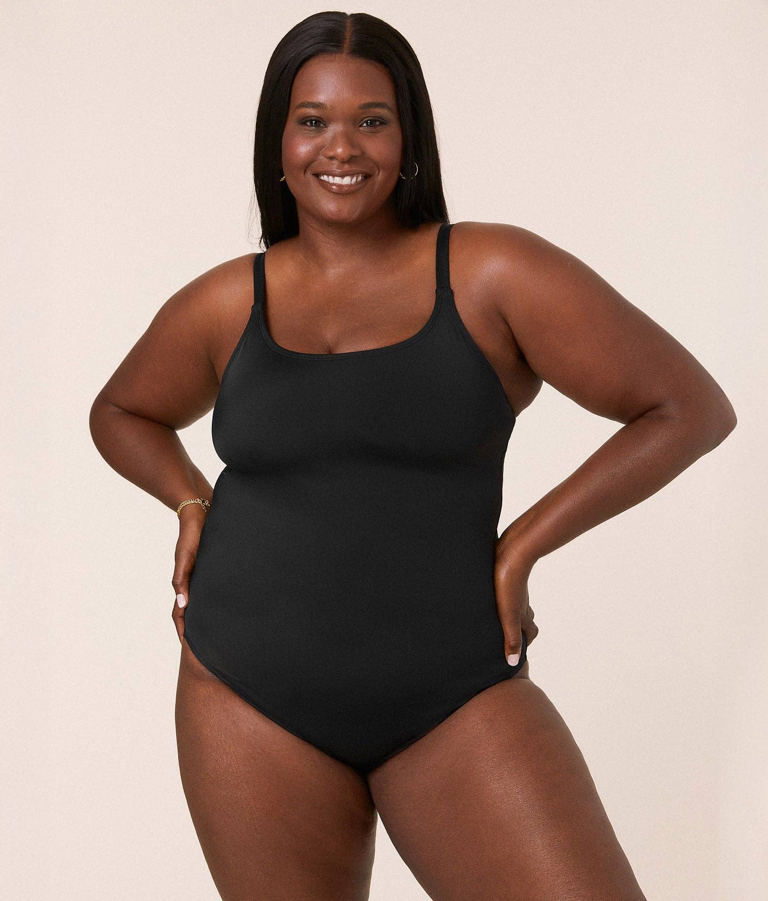 Andie Swim - Wholesale One Piece Swimsuit - Women's - The Amalfi One Piece - Eco Nylon - Black - Classic6