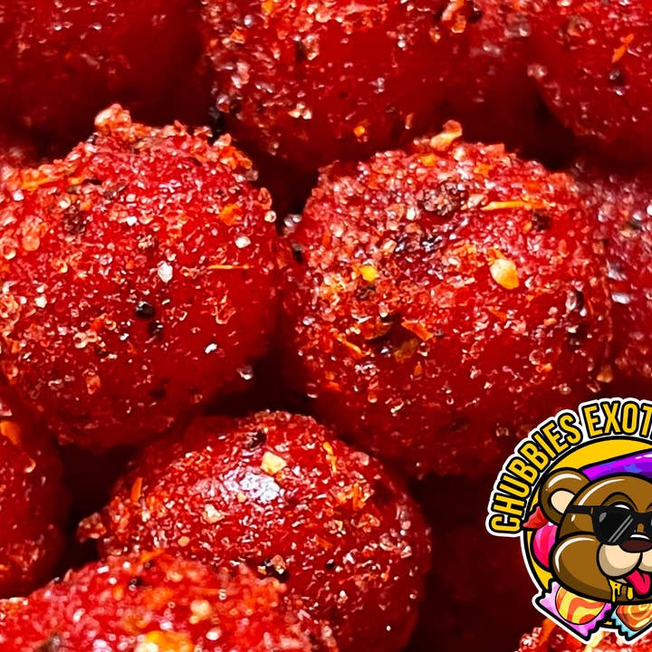 CHUBBIES EXOTIC SNACKS - Vendita all'ingrosso Caramelle gommose - Cherry Sours: Dulce Enchilados - Caramelle speziate - Chamoy Candy2