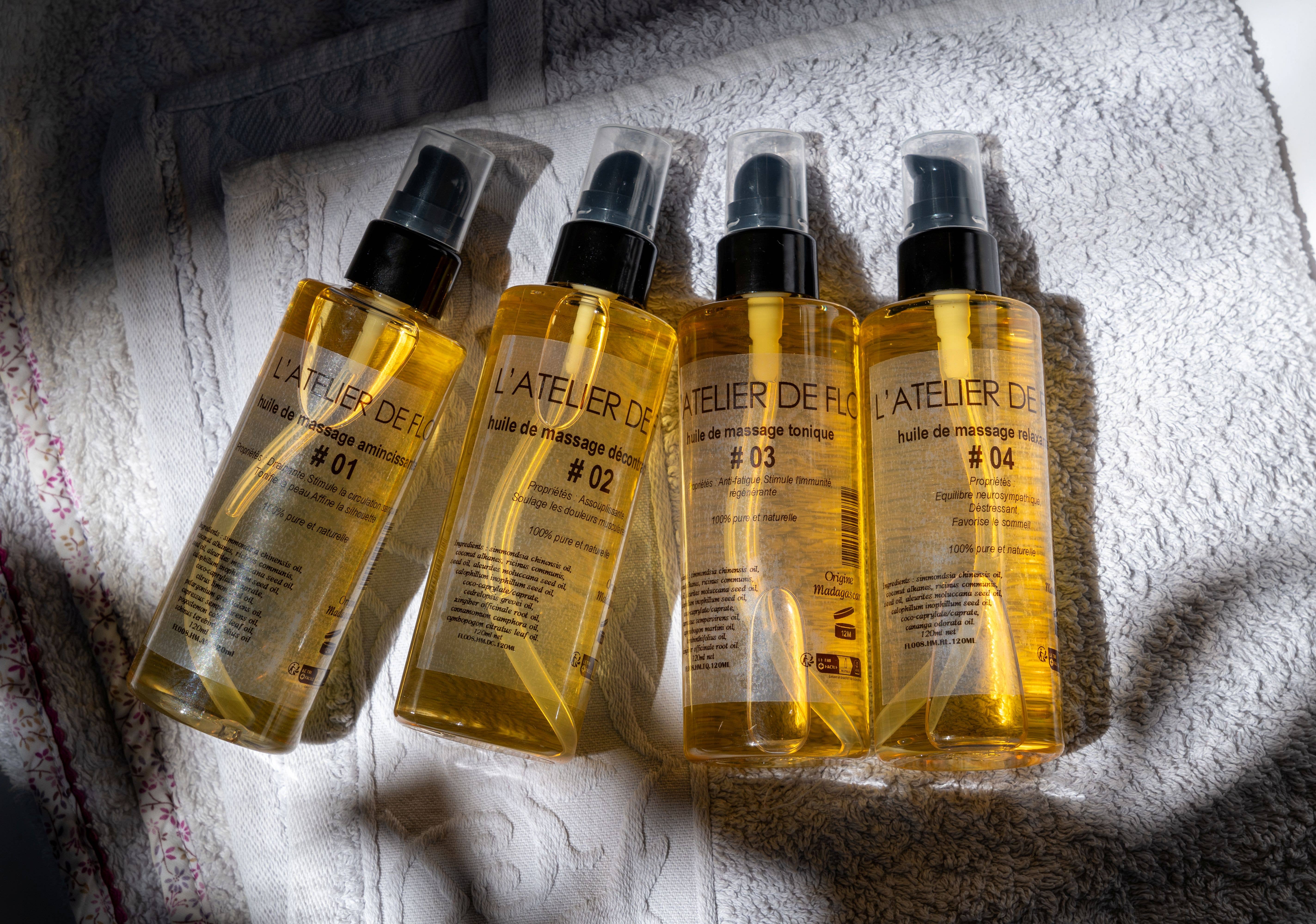 Floribis - Venta al por mayor Aceites de baño/corporales - Aceite de Masaje Relajante1