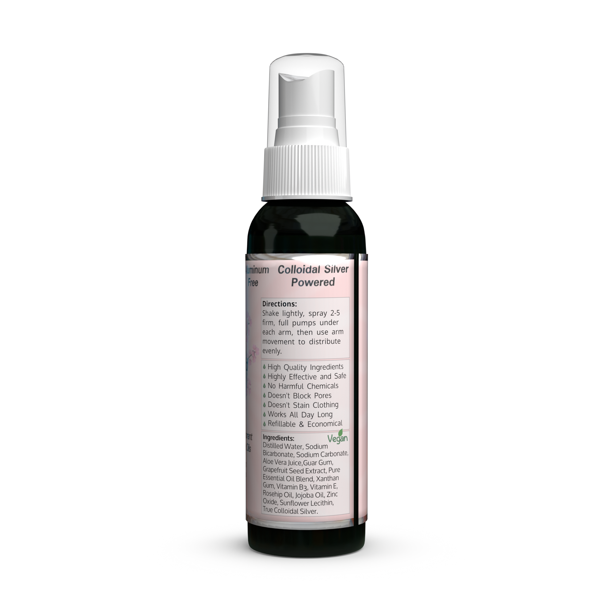 Silver Botanicals - Wholesale Deodorant - Unisex - Silver Shield Deodorant -  Spray, 2 oz.13