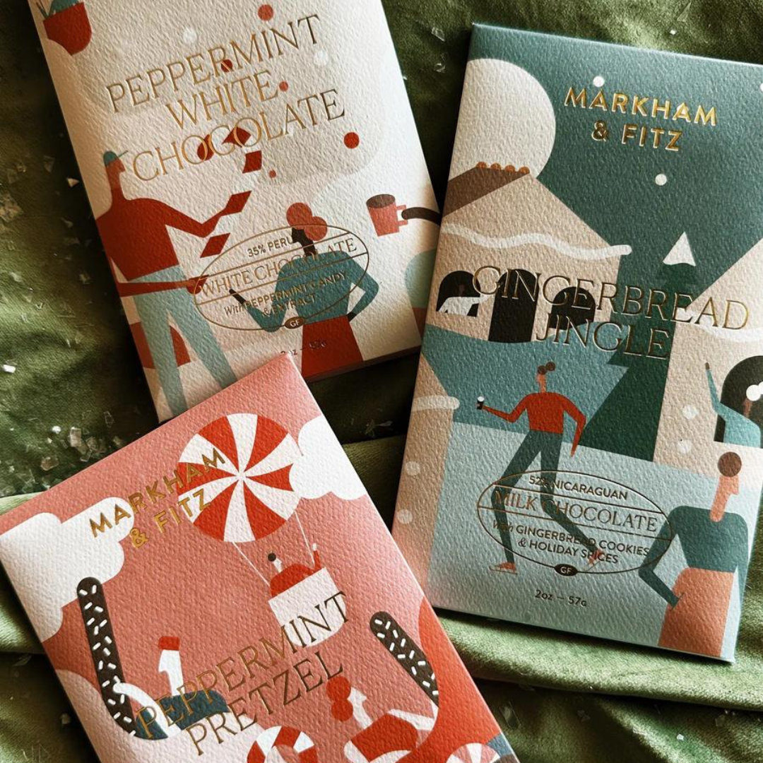 Markham & Fitz Chocolate - Wholesale Chocolate Bar - Peppermint White Chocolate Bar4