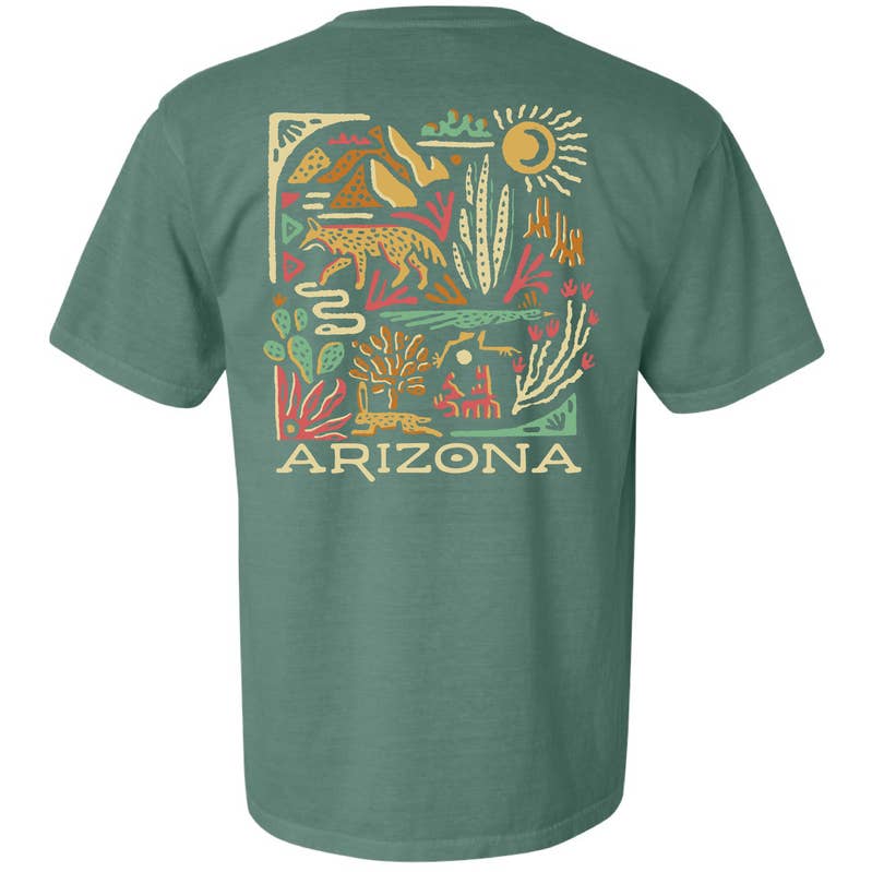 Arizona Wild Since 1912 Nature Tee for wholesale by EARTHWILD
