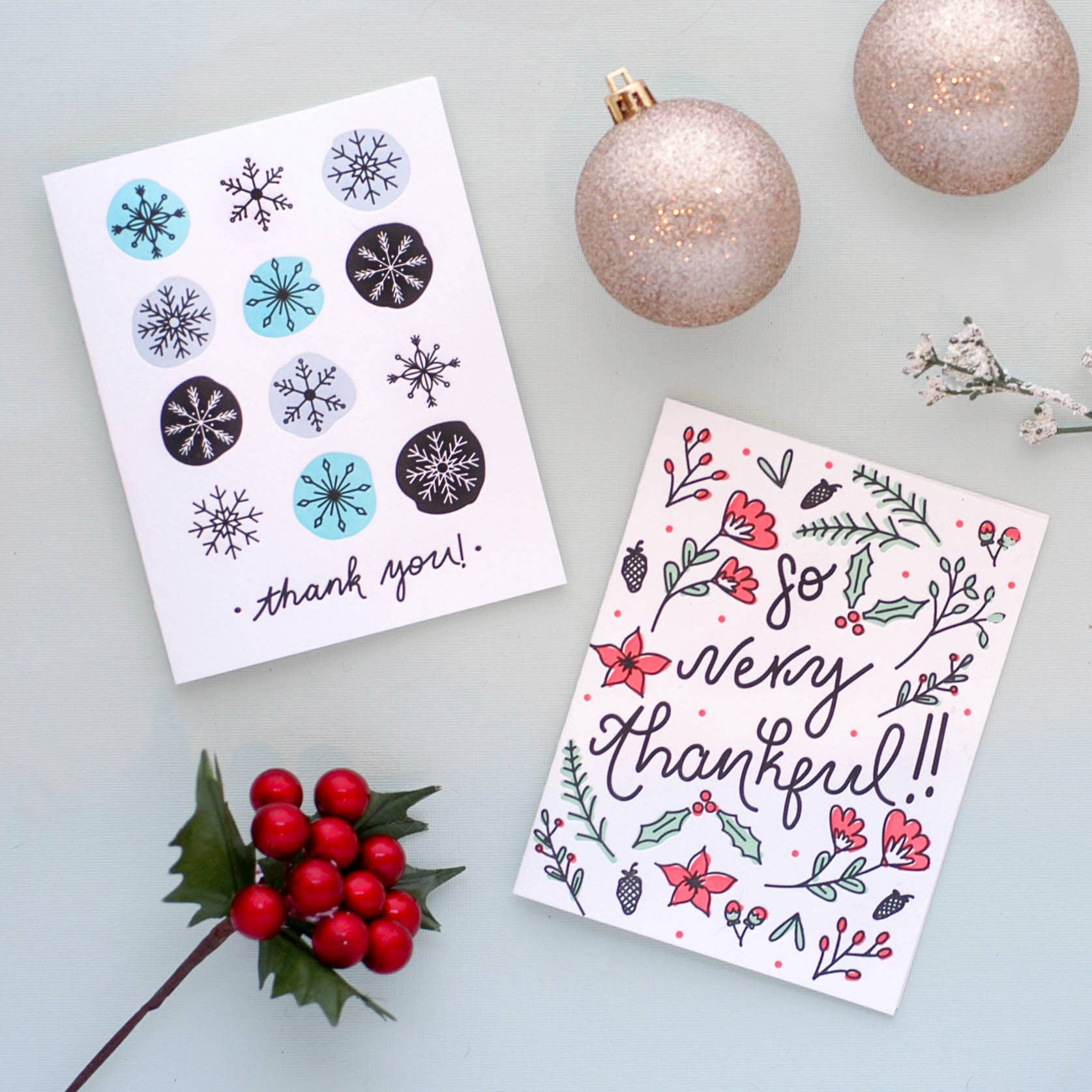 KB Paperie - Wholesale Thank You Card - Very Thankful1