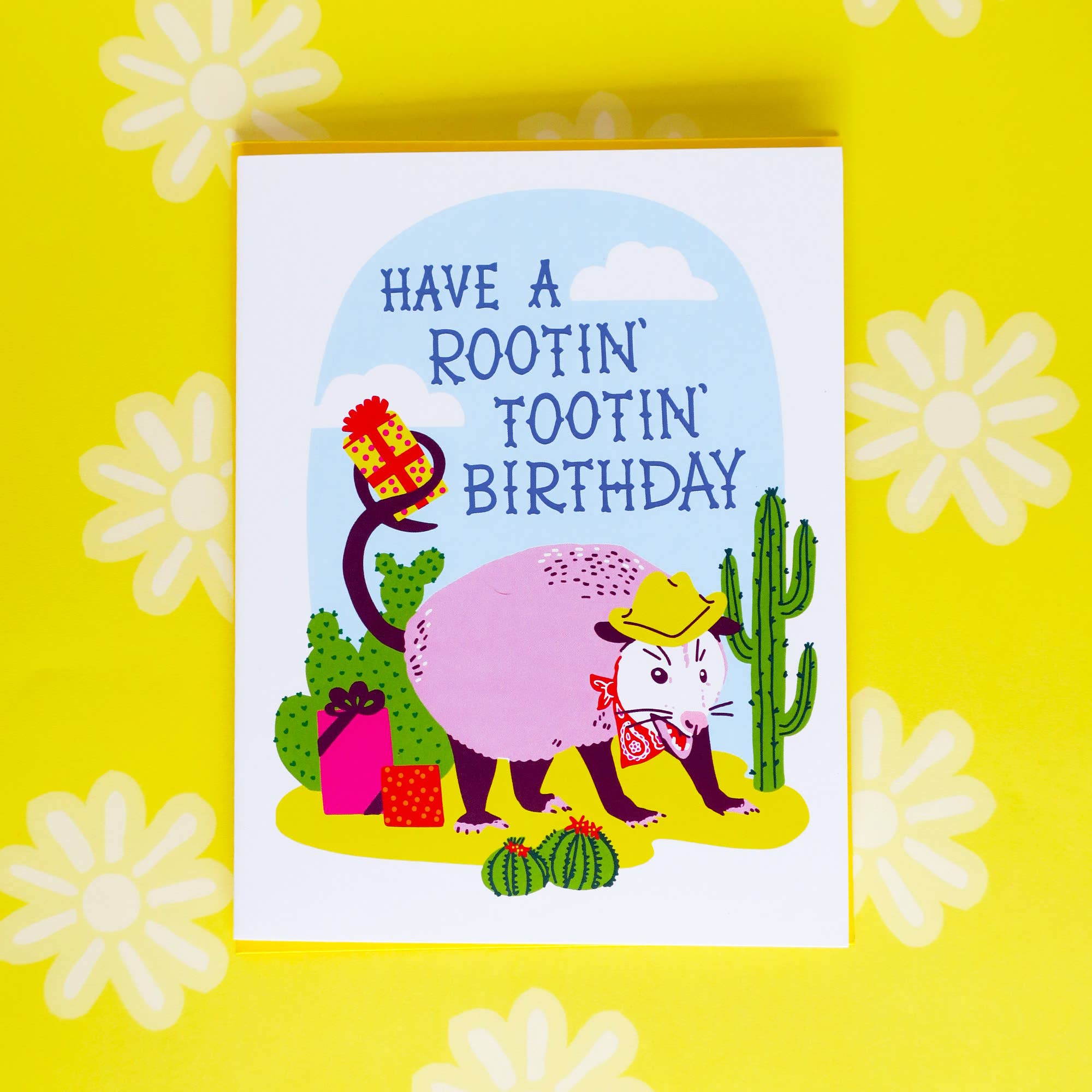 5 Eye Studio - Wholesale Birthday Card - Rootin'Tootin' Birthday A2 Single Greeting Card1