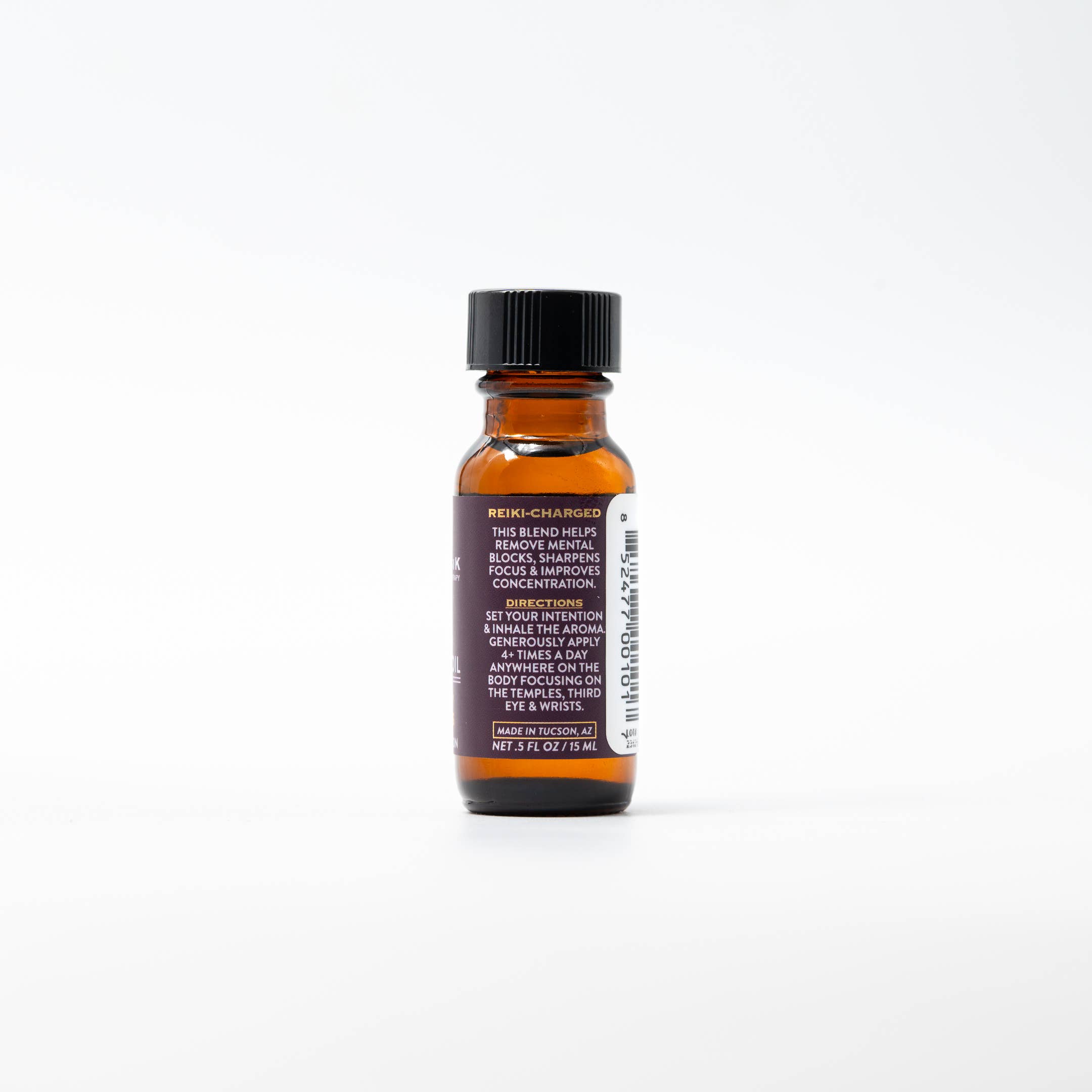 Kate's Magik - Vente Lotions/huiles d'aromathérapie - Huile d'onction Clarté & Concentration, Agrumes & Cannelle (15 ml)2