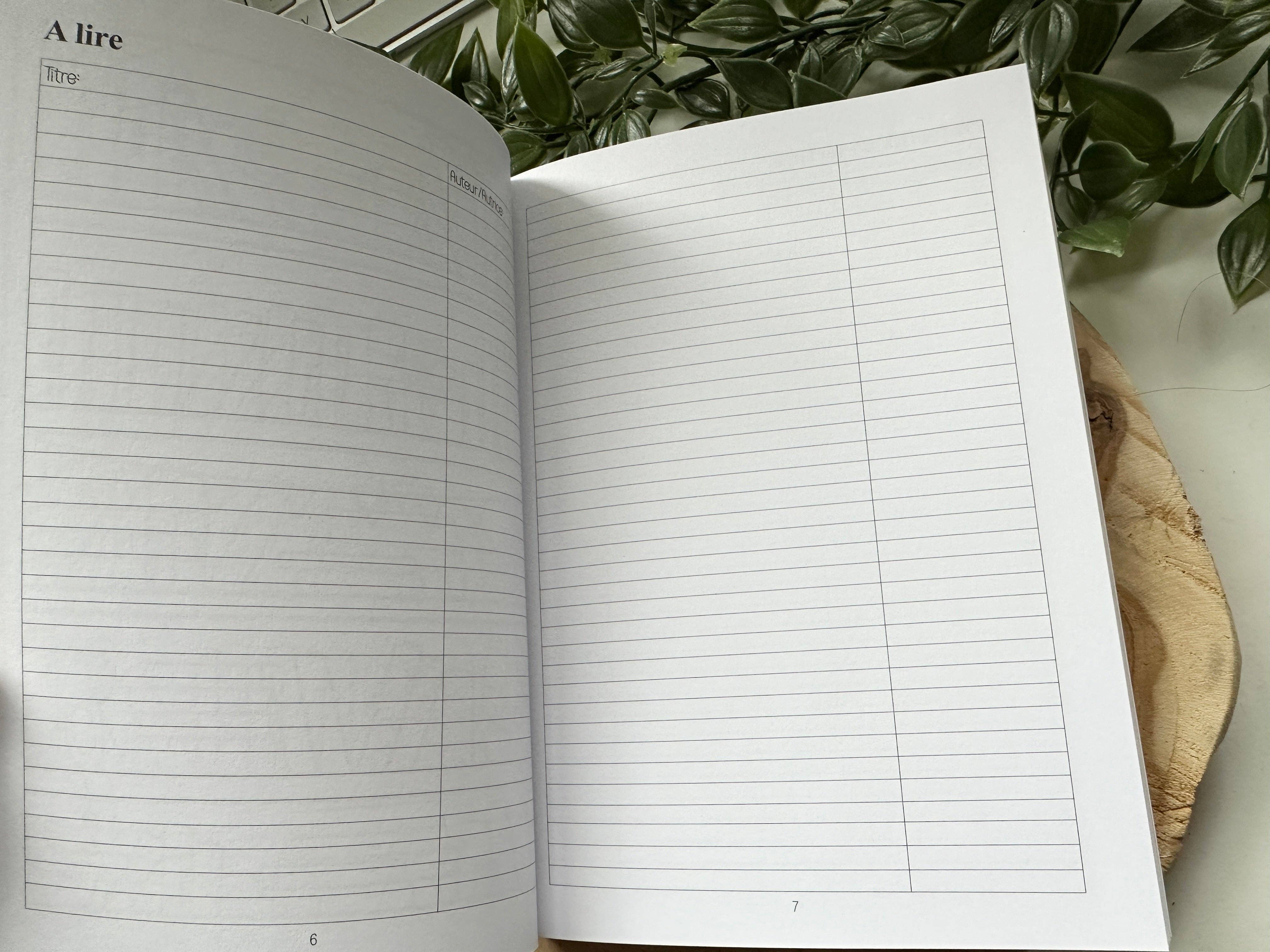 Magic&Books - Vendita all'ingrosso Diari/agende - (VERSION FRANÇAISE) Journal de lecture vert4