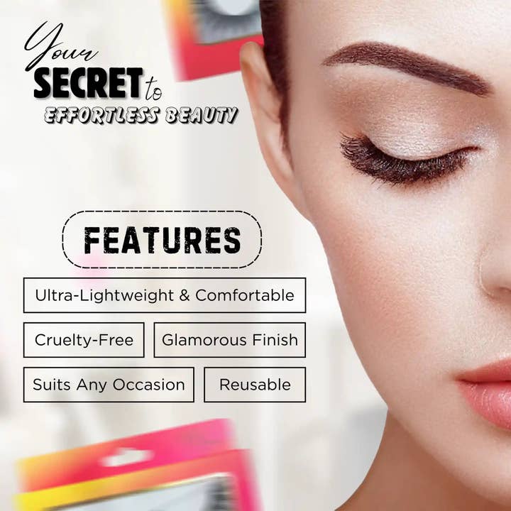 VIAI Beauty - Wholesale False/Fake Eyelashes - Faux Mink False Eyelashes14