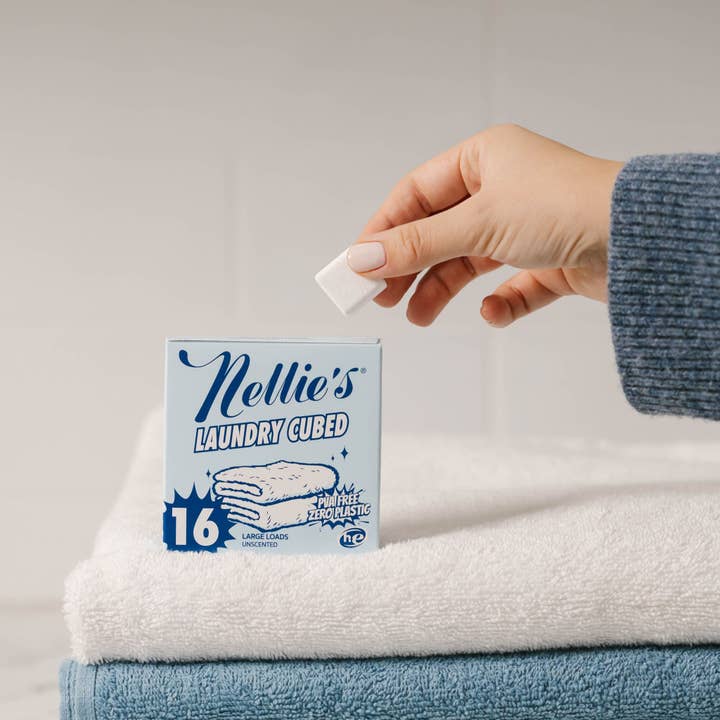 Nellie's Clean - Wholesale Laundry Detergent Powder/Pods - Laundry Cubes, Pre-Measured Laundry Detergent 16 Load