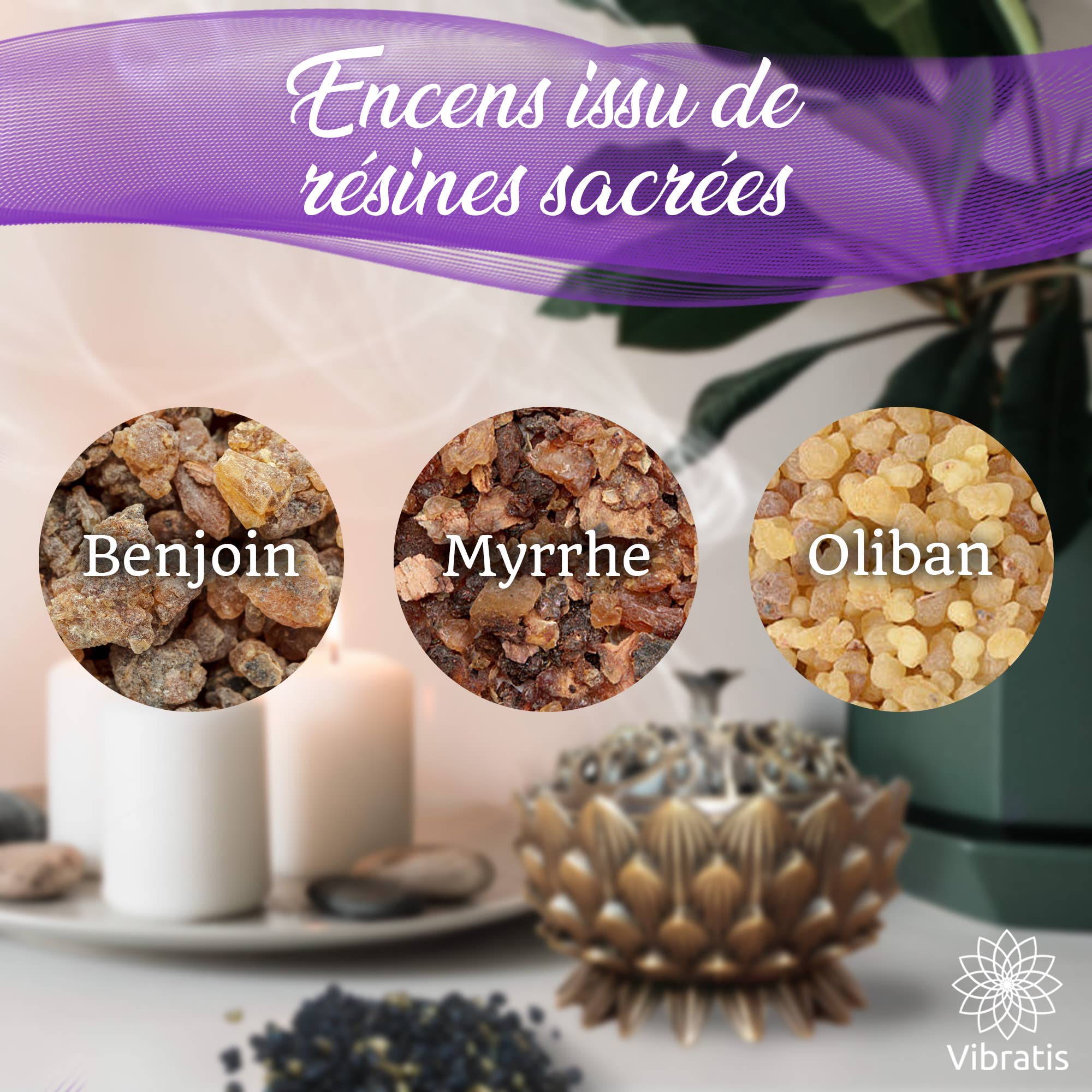 Vibratis - Vendita all'ingrosso Incensi - Incenso papale 100 g - Incenso granulare naturale3