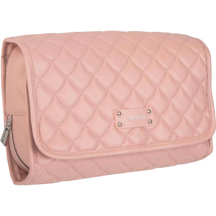 Magid – wholesale Toiletry bag – women's – Joan & David The Teardrop Quilted Roll Hanging Toiletry Bag1