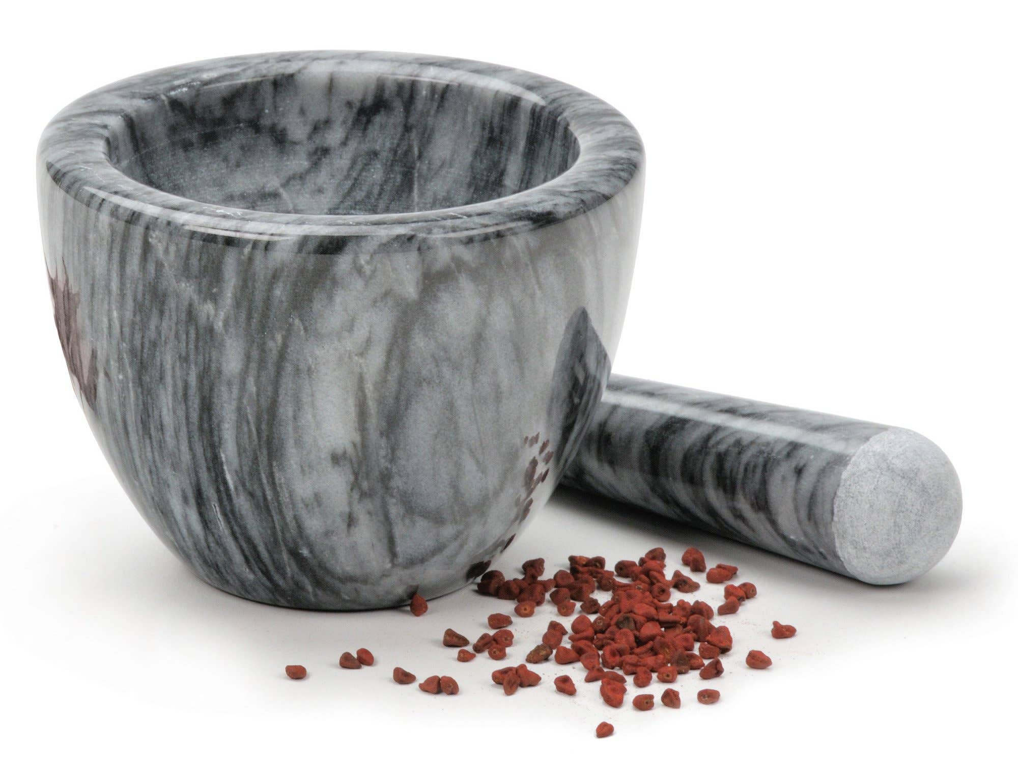 RSVP International - Wholesale Mortar & Pestle - Marble Mortar & Pestle - Gray2