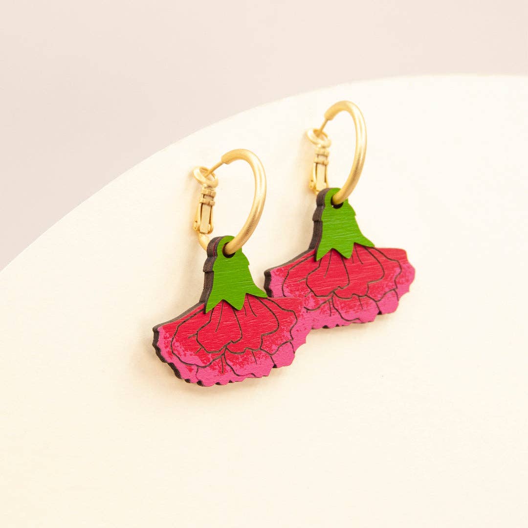 Materia Rica ☀️ - Wholesale Dangle Earrings - Dancing Carnation Earrings2
