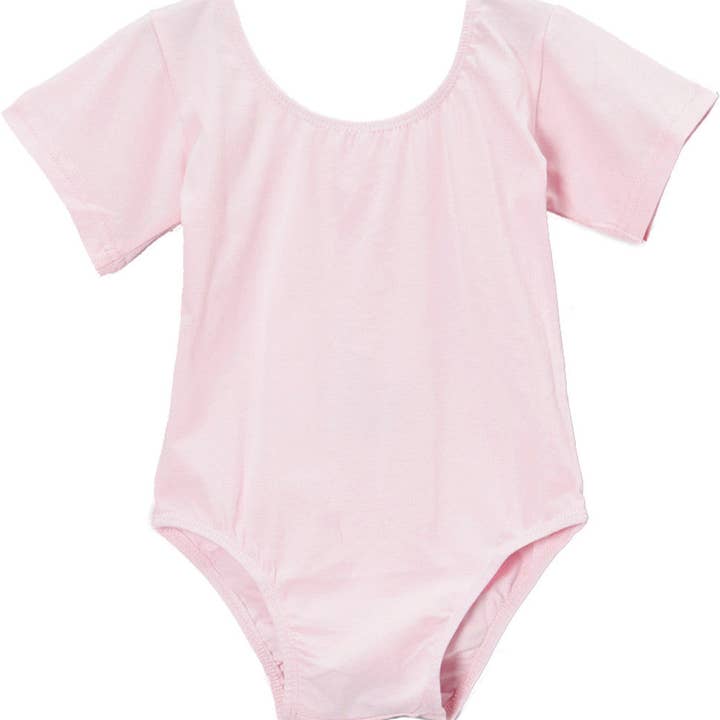 Pink Short Sleeve Leotard for wholesale by Wenchoice