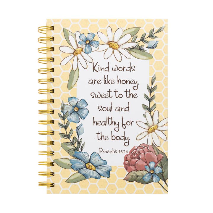 Divinity Boutique - Wholesale Journal/Diary - Guided Journal: Honeycomb w/Kind Words (Proverbs 16:24)