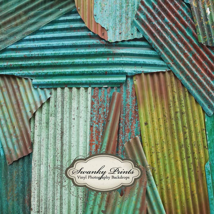 9ft x 7ft gekleurde metalen platen/vinylfotografie achtergrond voor wholesale door Swanky Prints