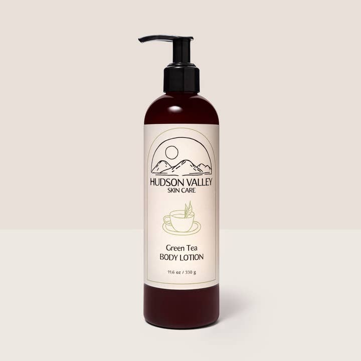 Green Tea Body Lotion for wholesale by Hudson Valley Skin Care