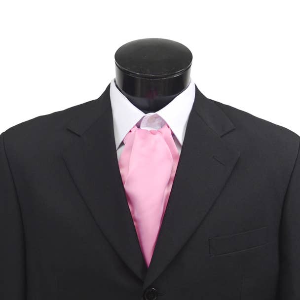 Selini New York - Wholesale Necktie – Men’s - Solid Satin Poly Ascot6