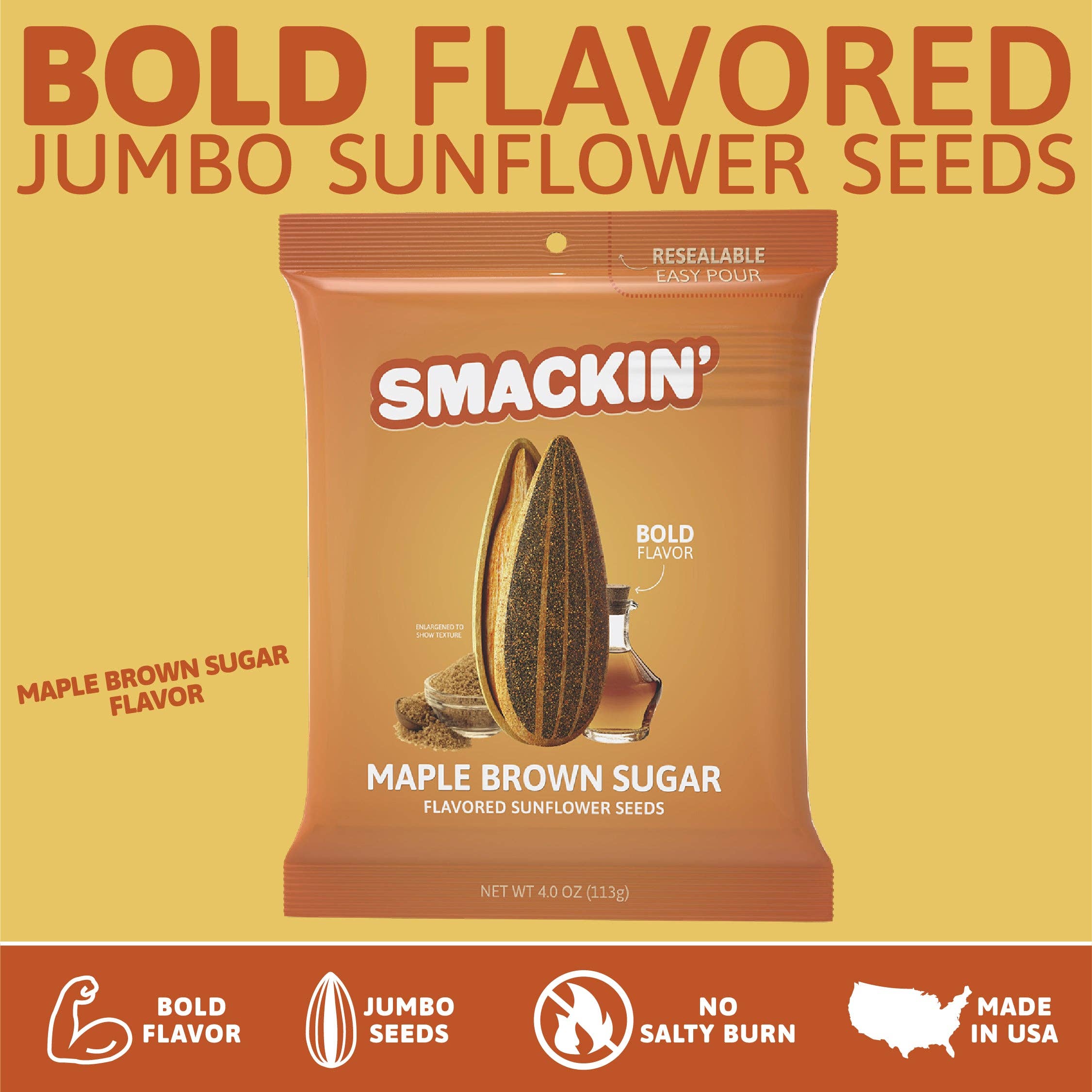 SMACKIN' Sunflower Seeds - Vendita all'ingrosso Semi/Chicchi - ZUCCHERO DI CANNA D'ACERO3