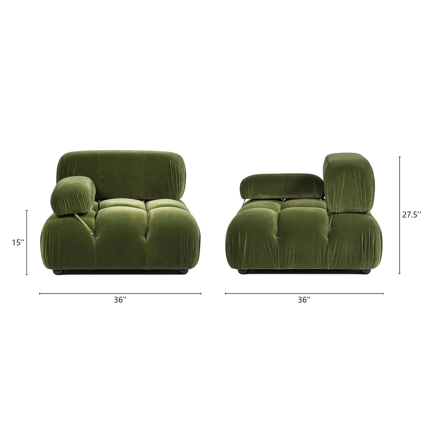Jennifer Taylor Home - Wholesale Chair - Marcel Bubble Modular Modern Lounge Seat Collection6