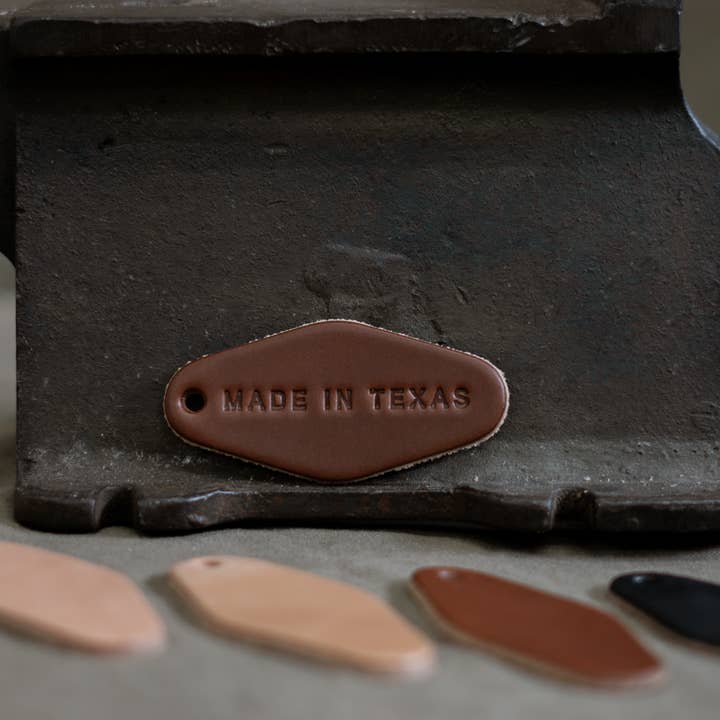 Manready Mercantile - Wholesale Keychain - Unisex - Leather Motel Key Tag | Made In Texas2