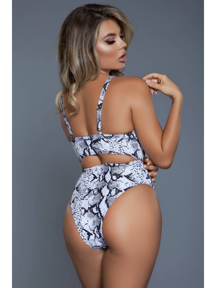 Be Wicked Deborah 1 Pc. Python Swimsuit BW2115 for wholesale on Faire2