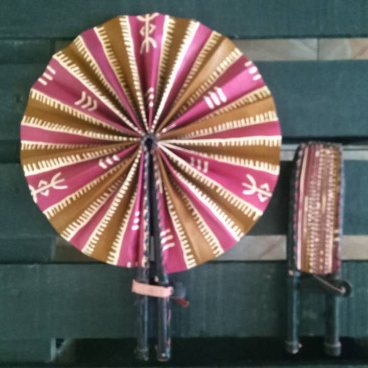 SIGI hand fan for wholesale by The Afrophile