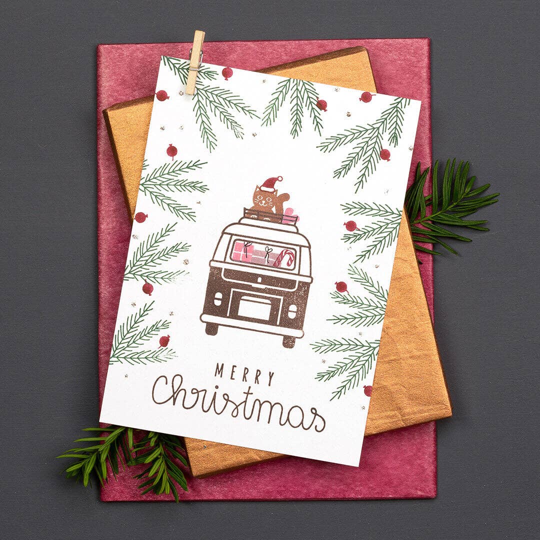 Perlenfischer - Wholesale Rubber/Decorative Stamp - 12x Stamp | Small Cat5