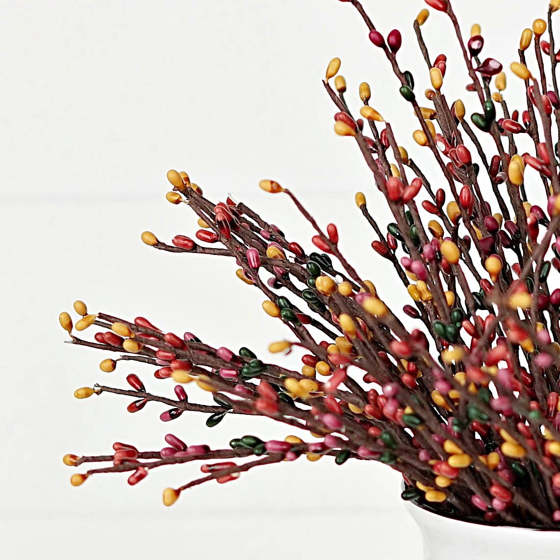 Impressive Enterprises, Inc. - Wholesale Artificial Flowers - ISB13800HAR- 12in Pip Berry Pick-Harvest Mix-5