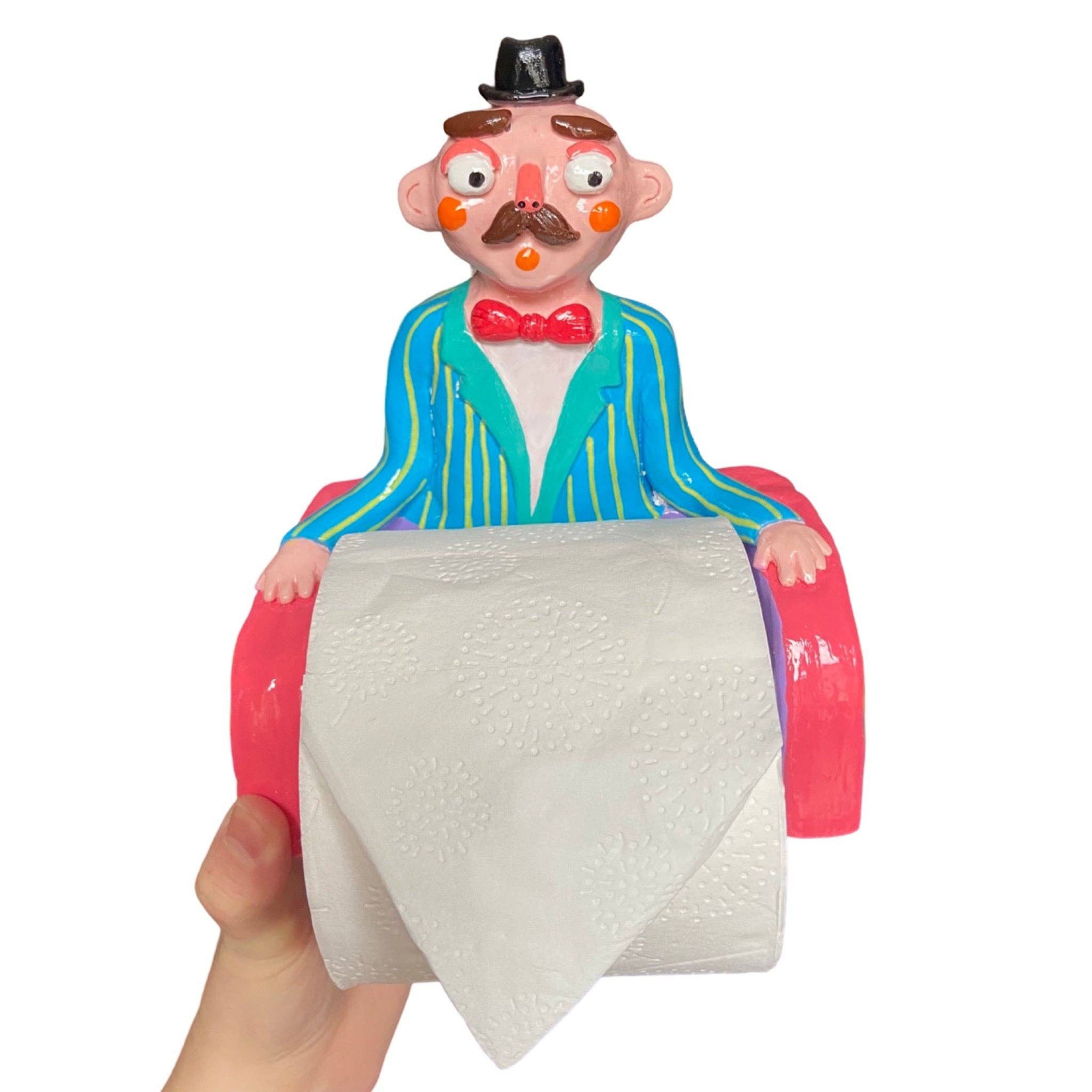 PonkyWots – wholesale Toilet paper holder – 'Barnaby' The PonkyWot Butler Toilet Roll Holder2