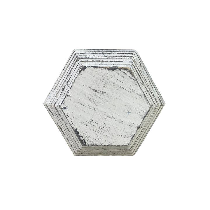 Born in a Barn - Wholesale Desk Riser - Medium Hexagon Pedestal