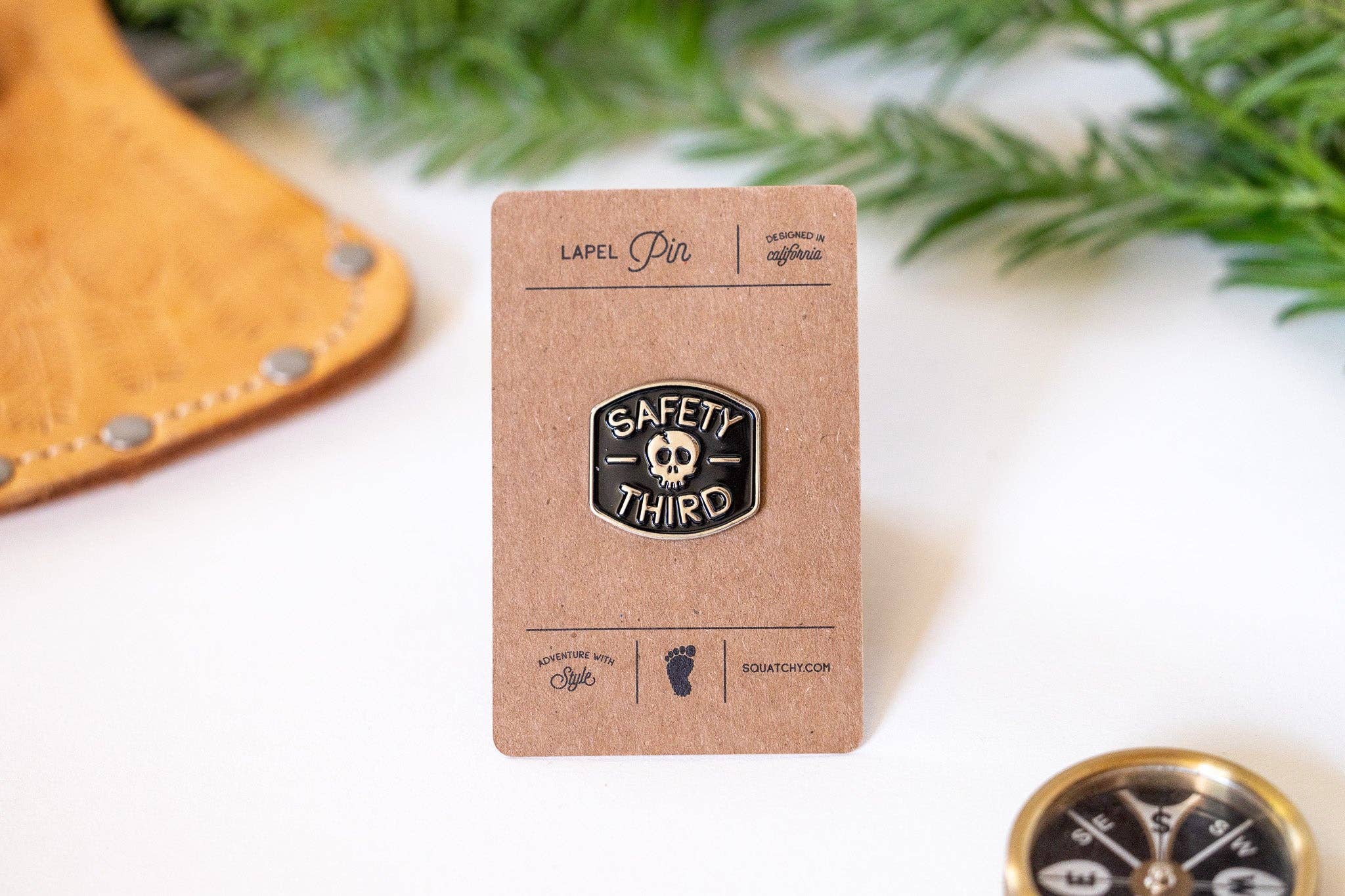 Squatchy - Vente Épinglettes/boutons - Épingle en émail Crâne Sécurité 3ème2