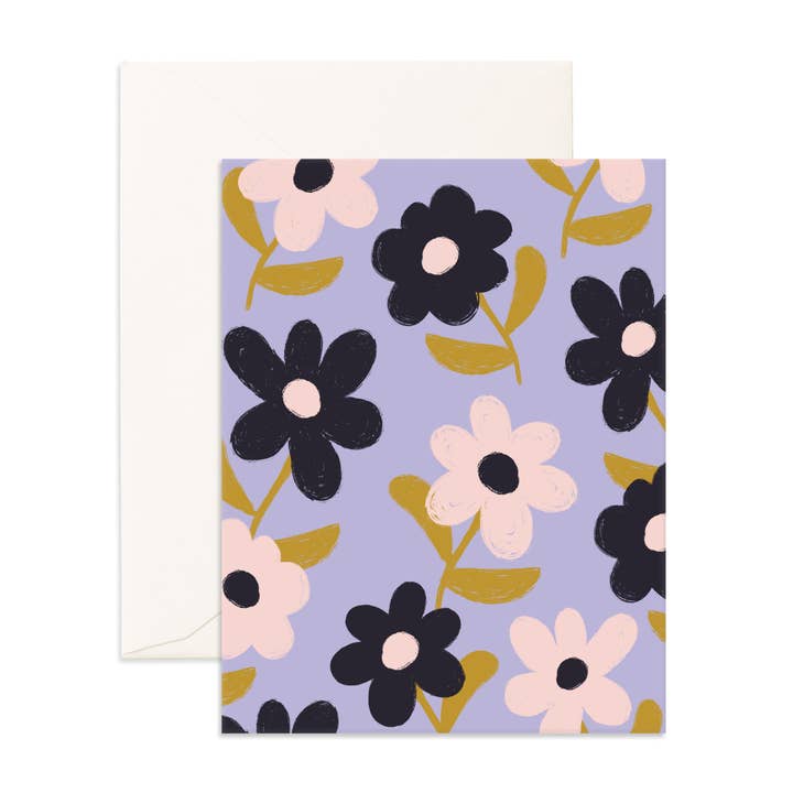 Daisy Cluster Greeting Card for wholesale by Fox & Fallow