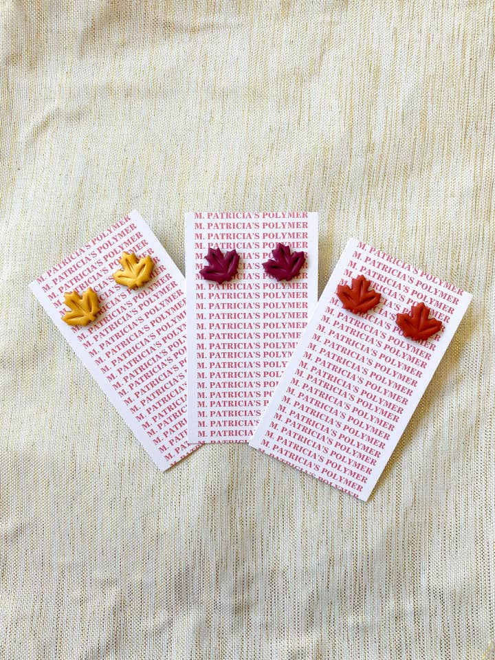 Fall Leaves for wholesale by M. Patricia’s Polymer