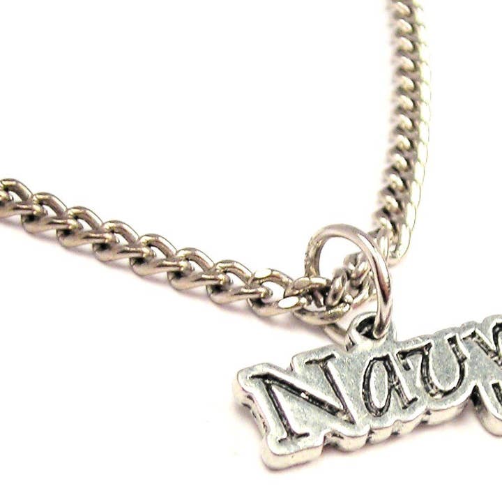 Navy Single Charm Necklace for wholesale by Chubby Chico Charms