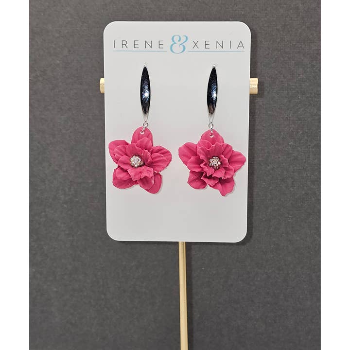 Irene and Xenia - Wholesale Dangle Earrings - Large Floral Dangles3