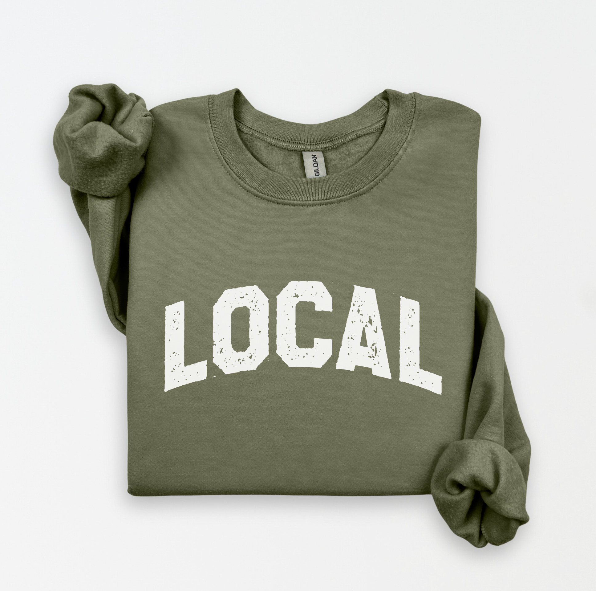 Three Girls Shop - Vente Sweat-shirt à imprimés – femme - Sweat-shirt graphique en polaire LOCAL9