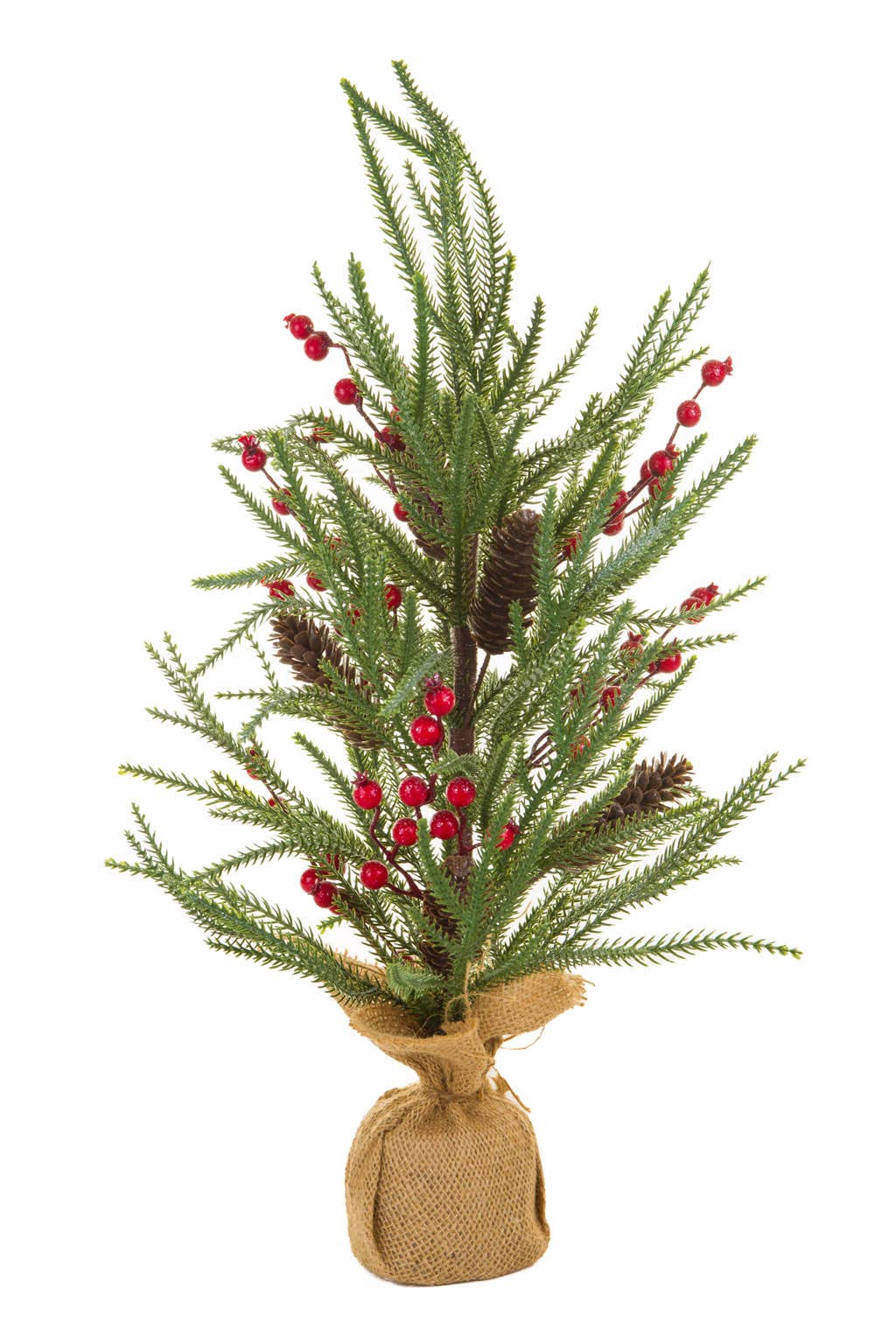 Starlight Collection - Wholesale Artificial Christmas Tree - Green Glittery Christmas Tree with Berries1