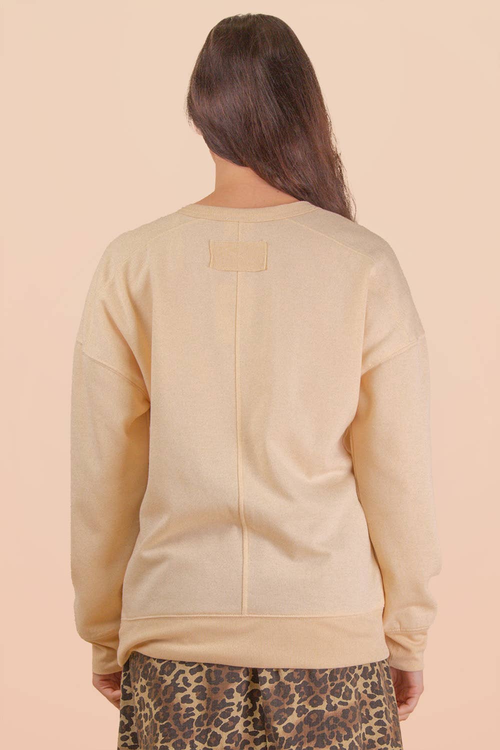 VERY J - Wholesale Knit Top - Women's - NT12385-Oversized Casual Comfy Solid Knit Top5