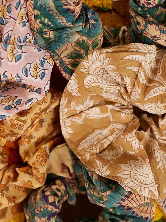 Zero-Waste Scrunchies Set of 3 for wholesale by Pardesi New York