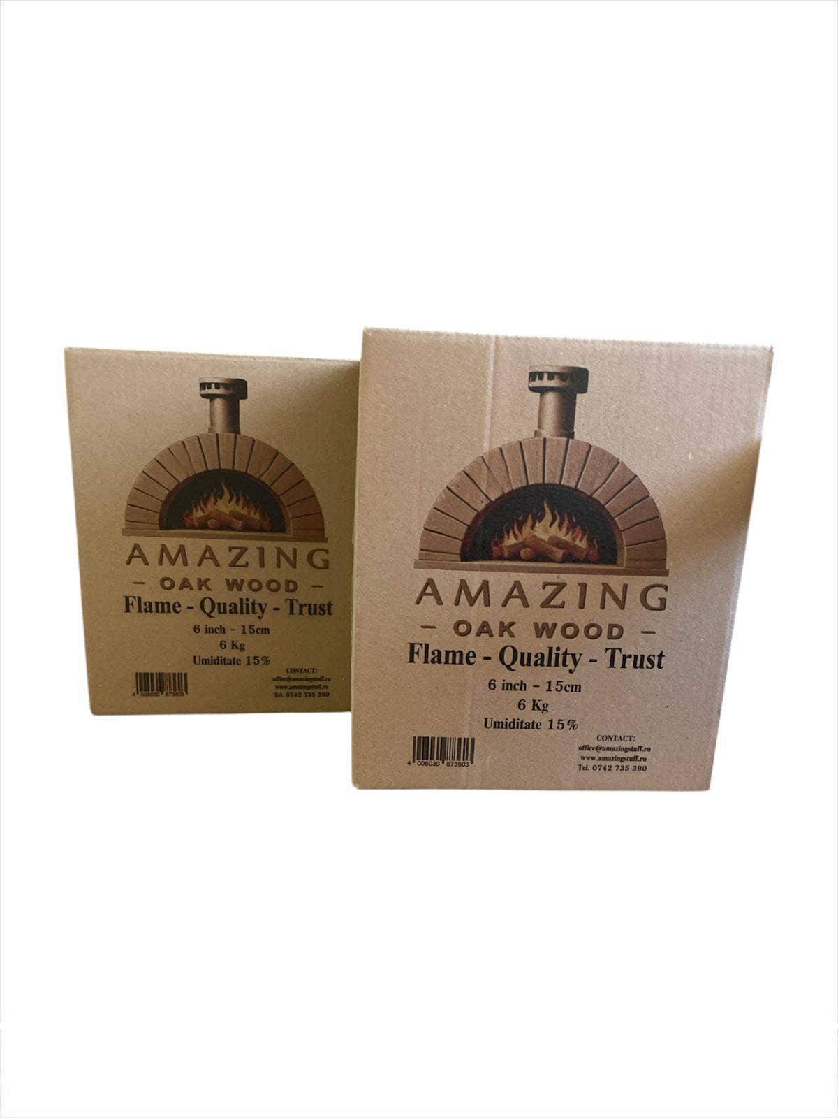 Amazing Oak Wood - Wholesale Fire Pit - Premium Kiln-Dried Oak Firewood for Grills and Ovens - 12 kg2