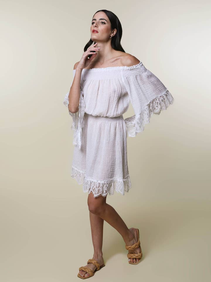 GERARDA DRESS for wholesale by Queen Moda