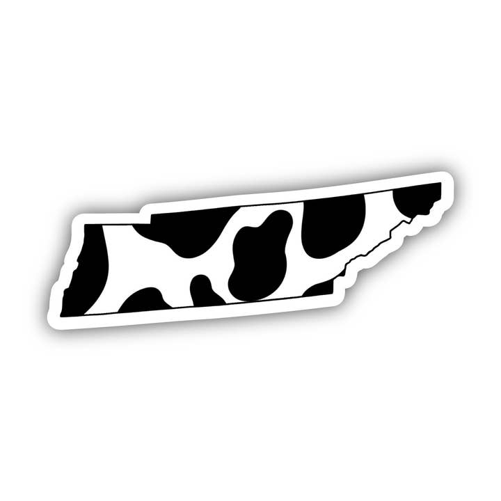 Tennessee Cow Pattern Sticker for wholesale by Big Moods