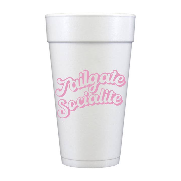 Bagklap Socialite Fodbold Pink Foam Cups- Sport for engroshandel hos Sip Hip Hooray
